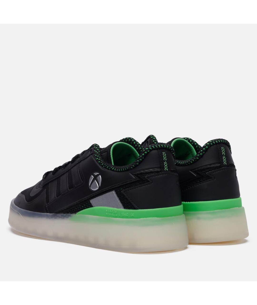 ADIDAS Черные синтетические низкие кроссовки / кеды, фото 4