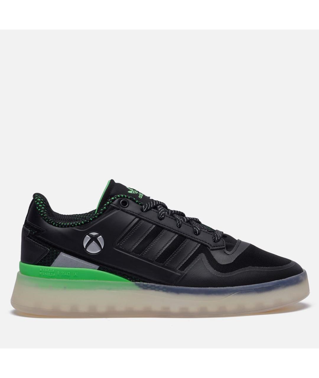 ADIDAS Черные синтетические низкие кроссовки / кеды, фото 8