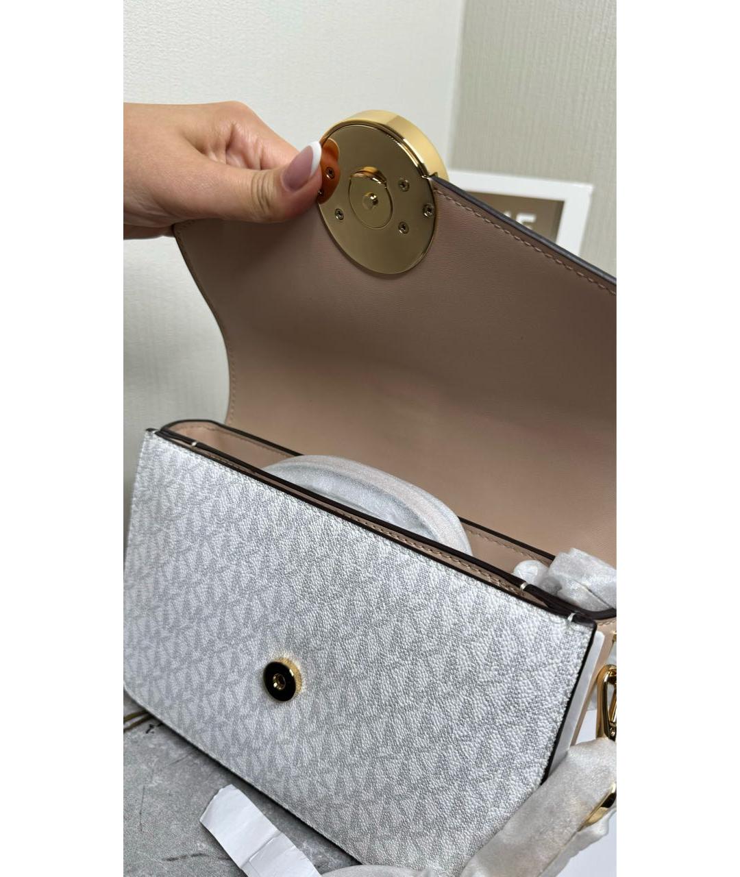 MICHAEL KORS Желтая кожаная сумка через плечо, фото 4