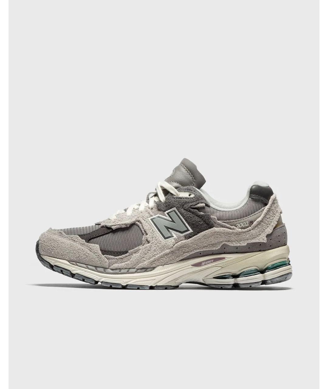 NEW BALANCE Серые замшевые низкие кроссовки / кеды, фото 7