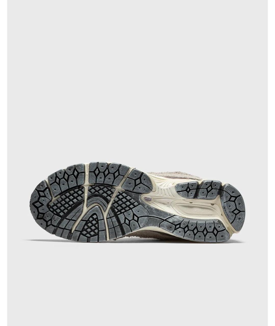 NEW BALANCE Серые замшевые низкие кроссовки / кеды, фото 4