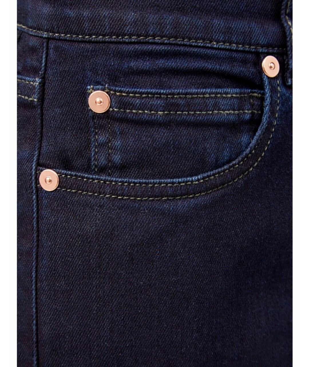 VALENTINO Темно-синие хлопко-эластановые джинсы клеш, фото 5