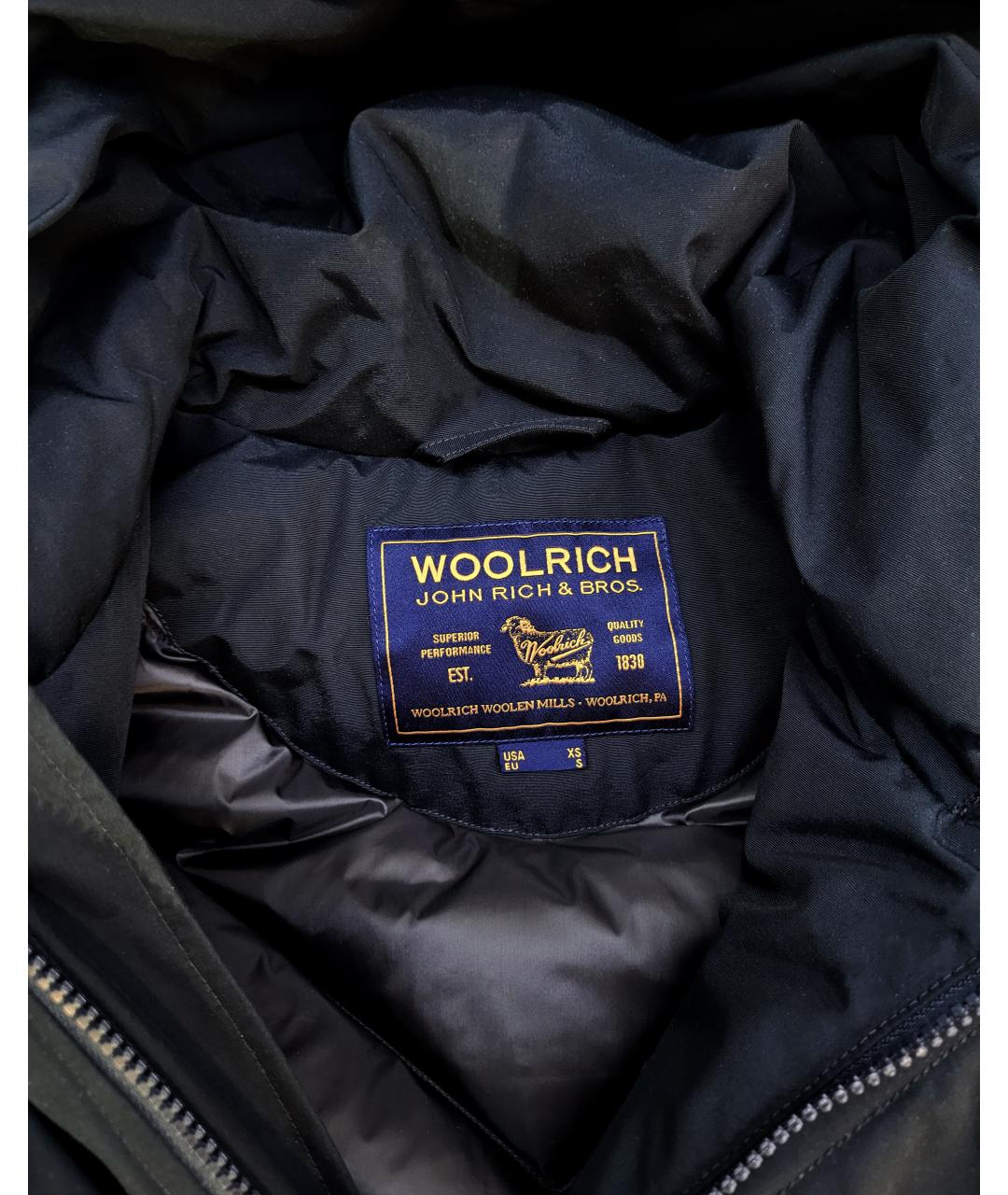 WOOLRICH Черная хлопковая парка, фото 5