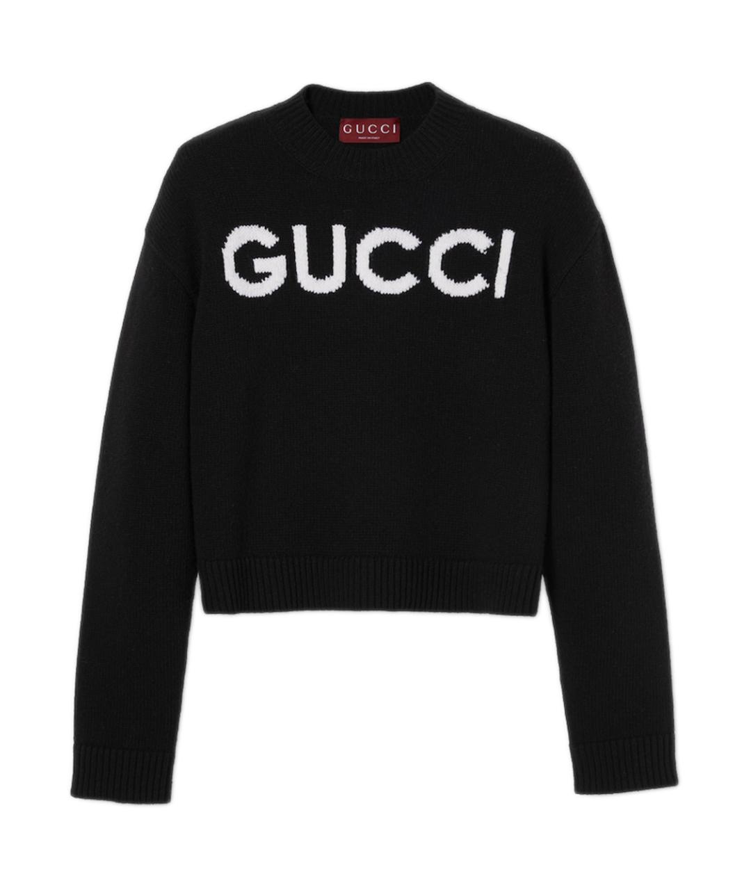 GUCCI Черный джемпер / свитер, фото 1