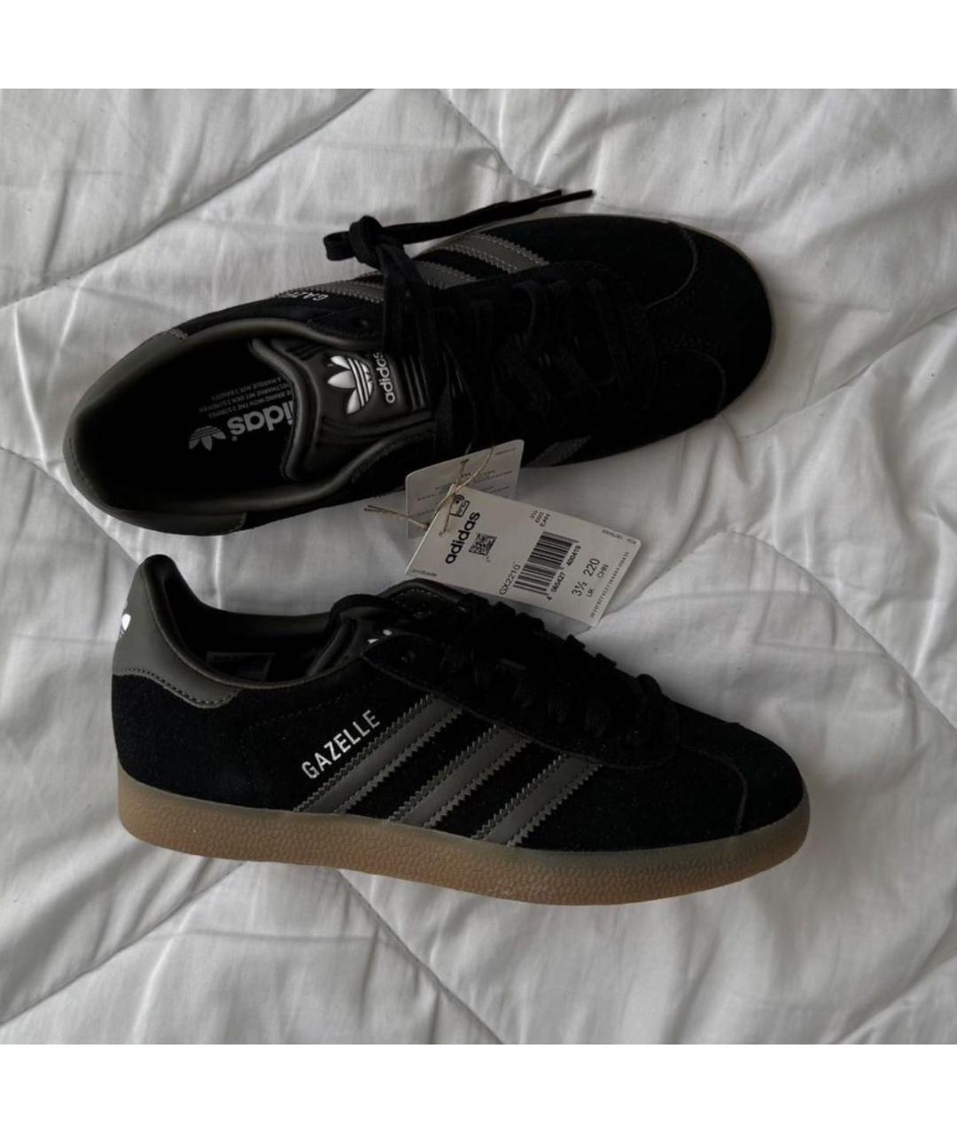 ADIDAS Черные замшевые кеды, фото 7