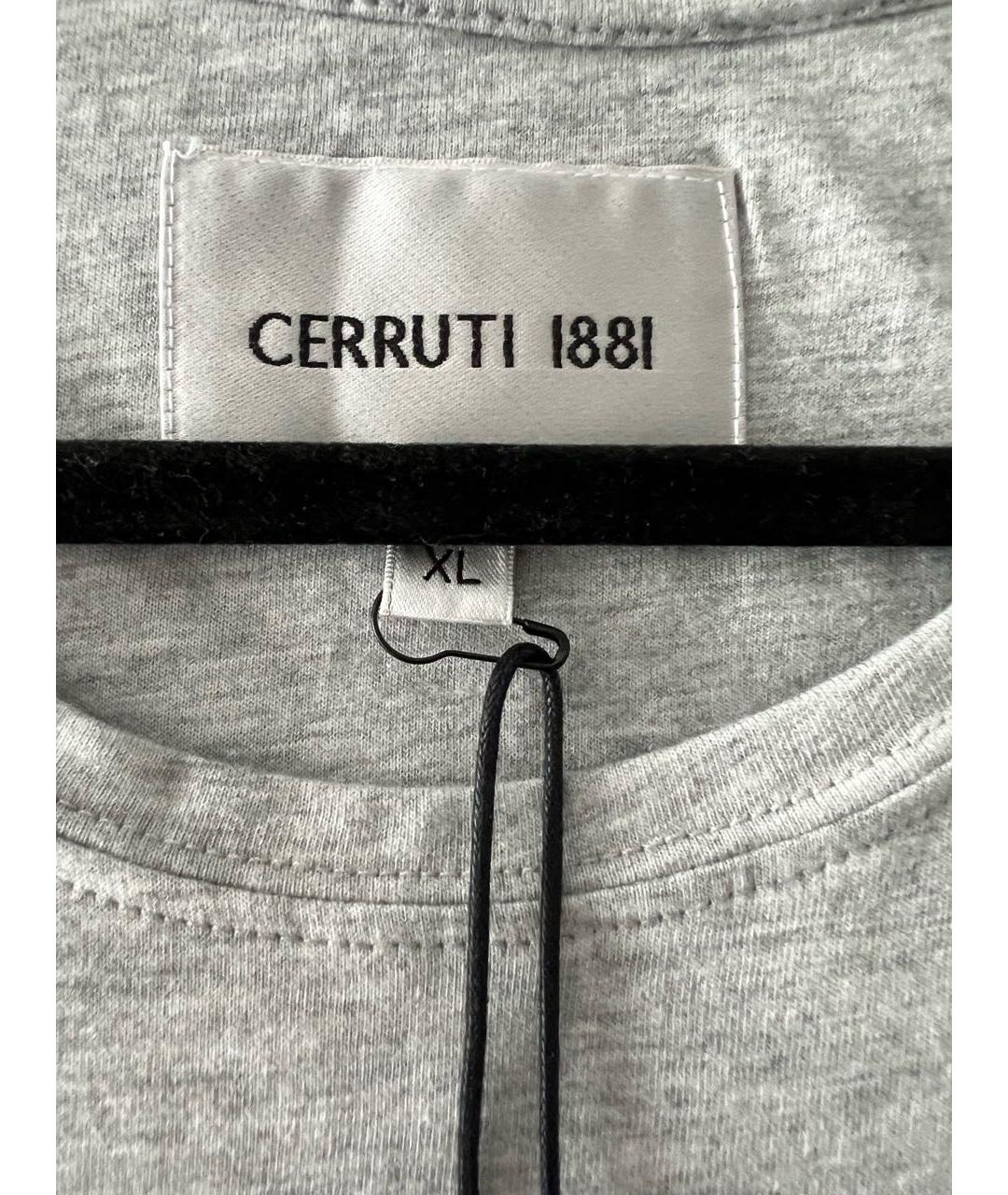 CERRUTI 1881 Серая футболка, фото 3