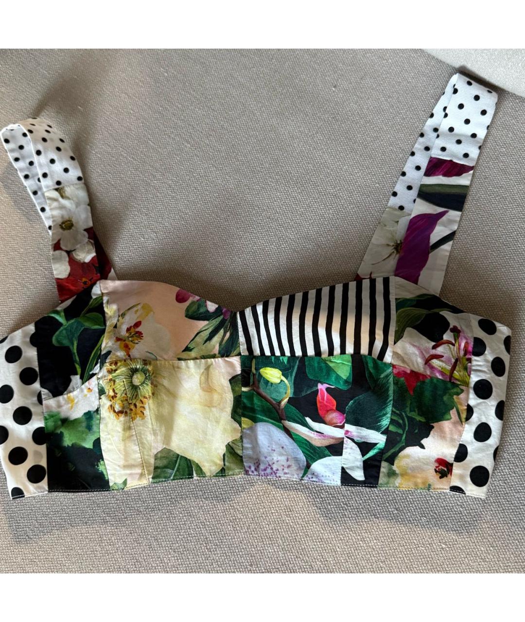 DOLCE&GABBANA Мульти хлопковый корсет, фото 3