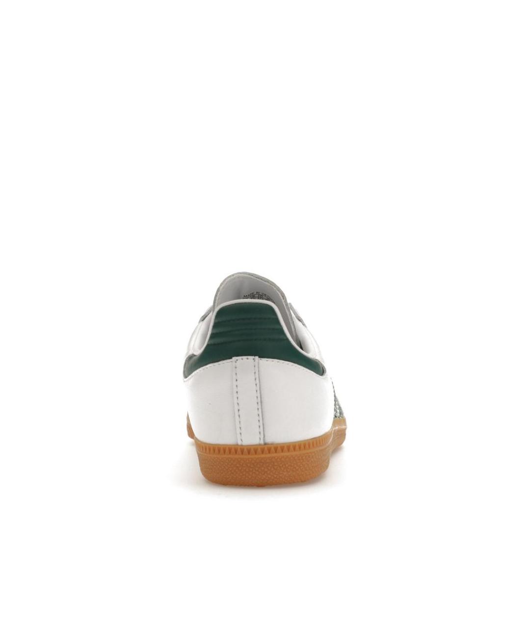 ADIDAS Белые кожаные кроссовки, фото 4