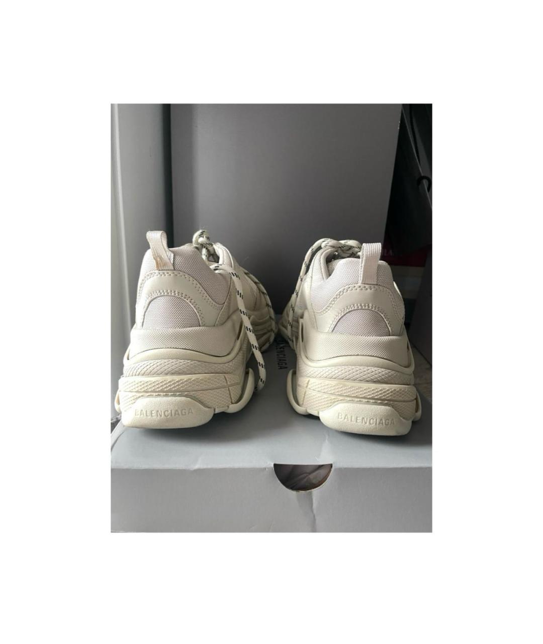 BALENCIAGA Бежевые кроссовки, фото 3