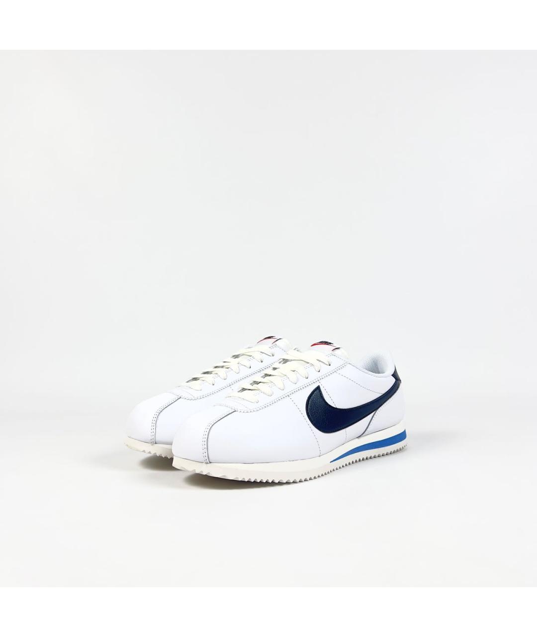 NIKE Белые кожаные низкие кроссовки / кеды, фото 5