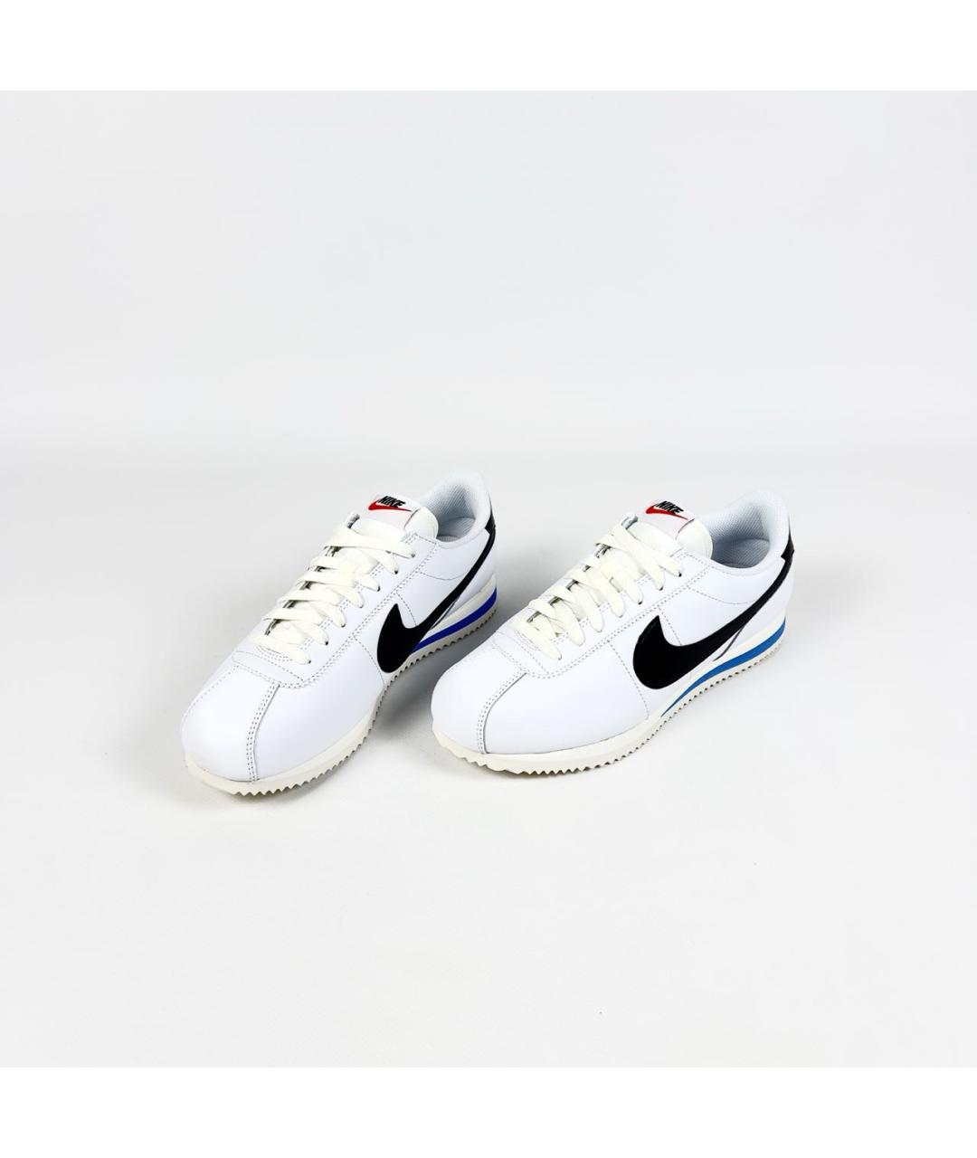 NIKE Белые кожаные низкие кроссовки / кеды, фото 3
