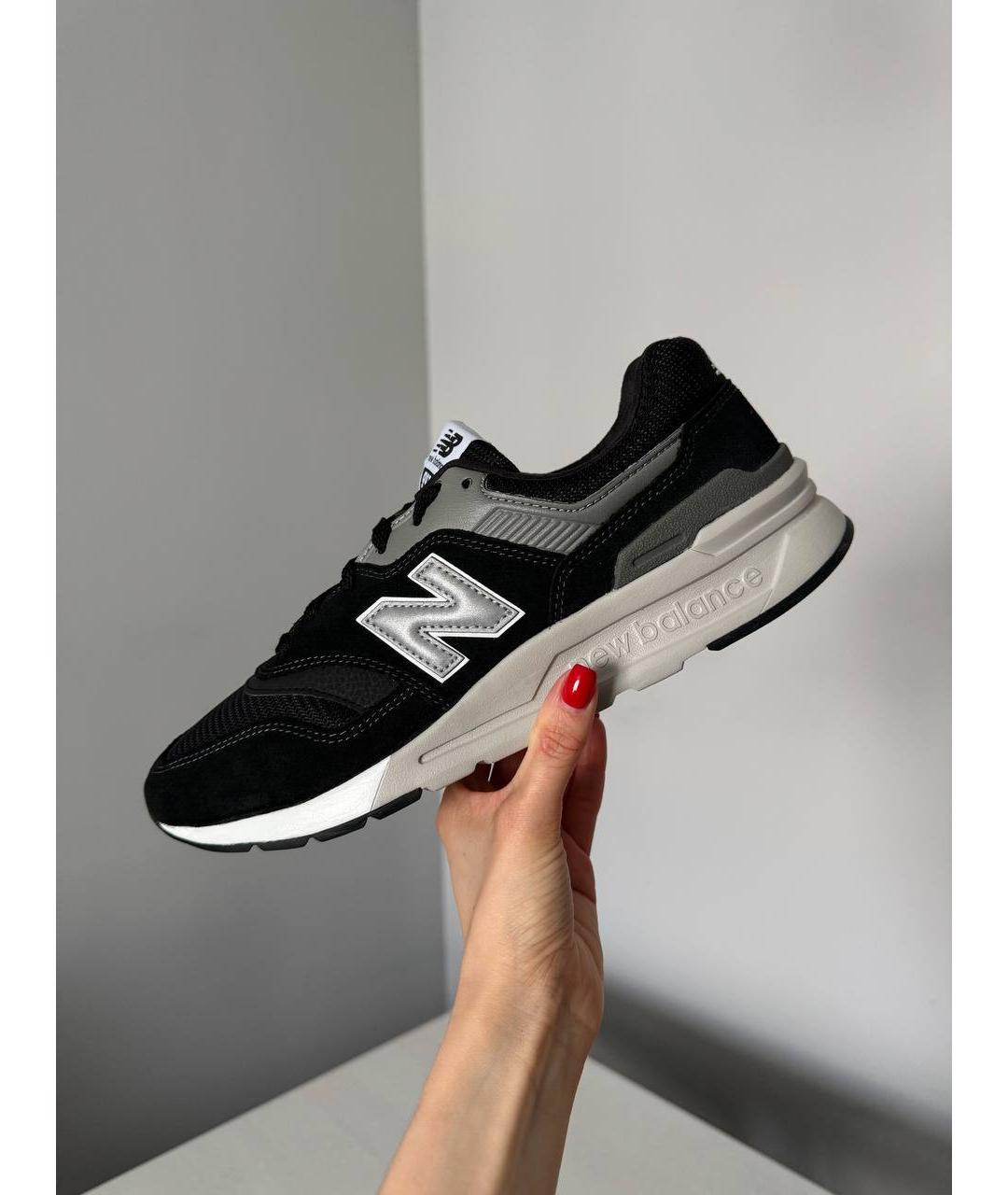 NEW BALANCE Черные замшевые кроссовки, фото 8