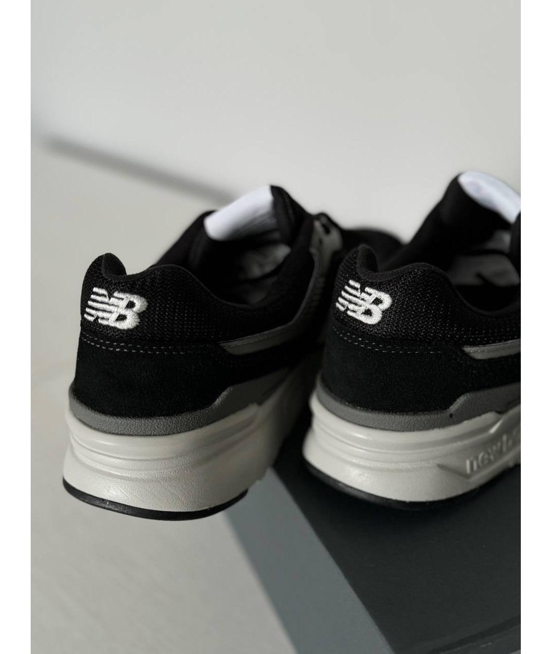 NEW BALANCE Черные замшевые кроссовки, фото 4