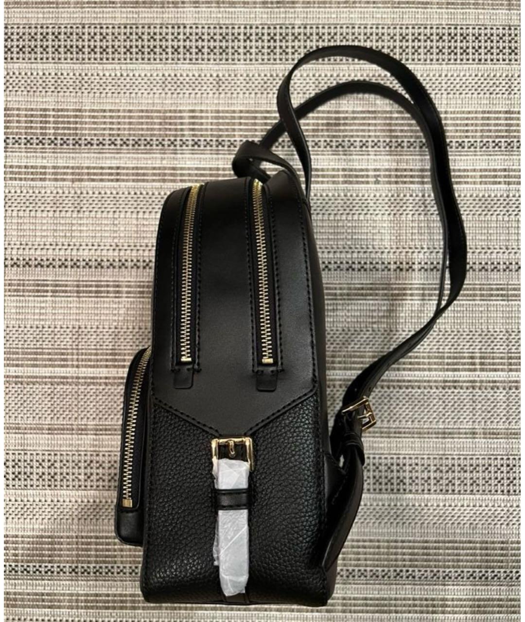 MICHAEL KORS Черный кожаный рюкзак, фото 6