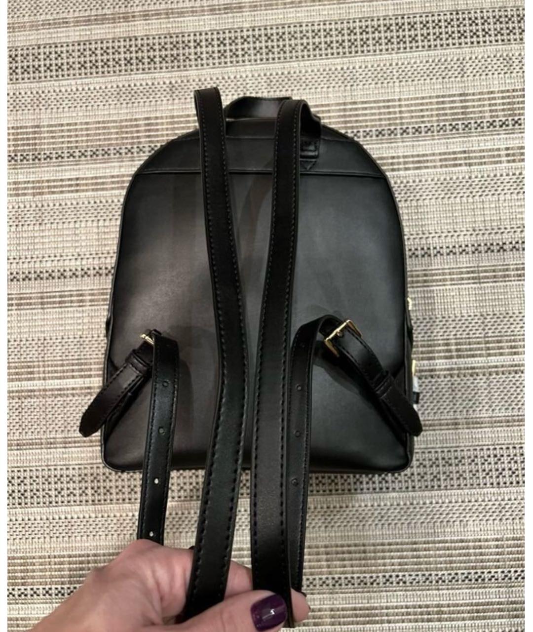 MICHAEL KORS Черный кожаный рюкзак, фото 3