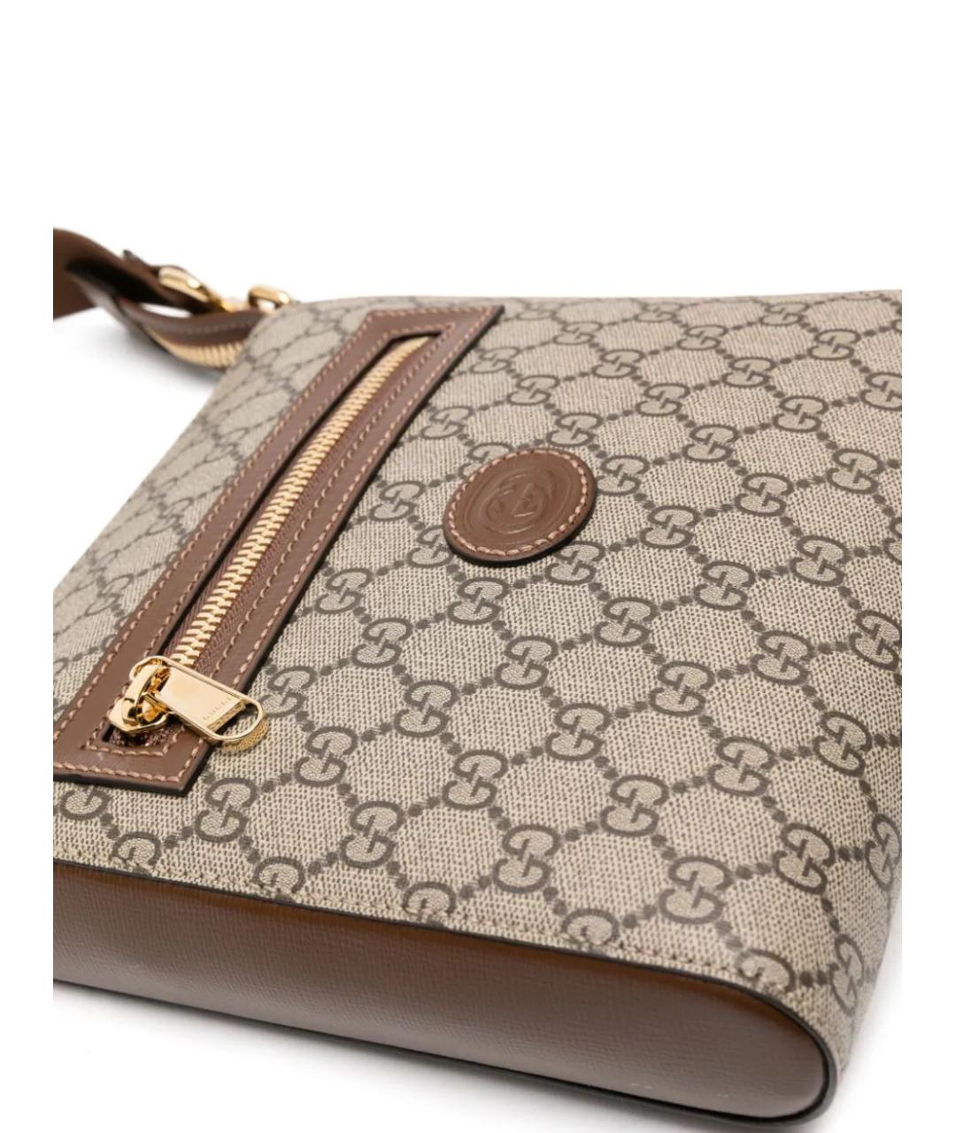 GUCCI Бежевая сумка на плечо, фото 4