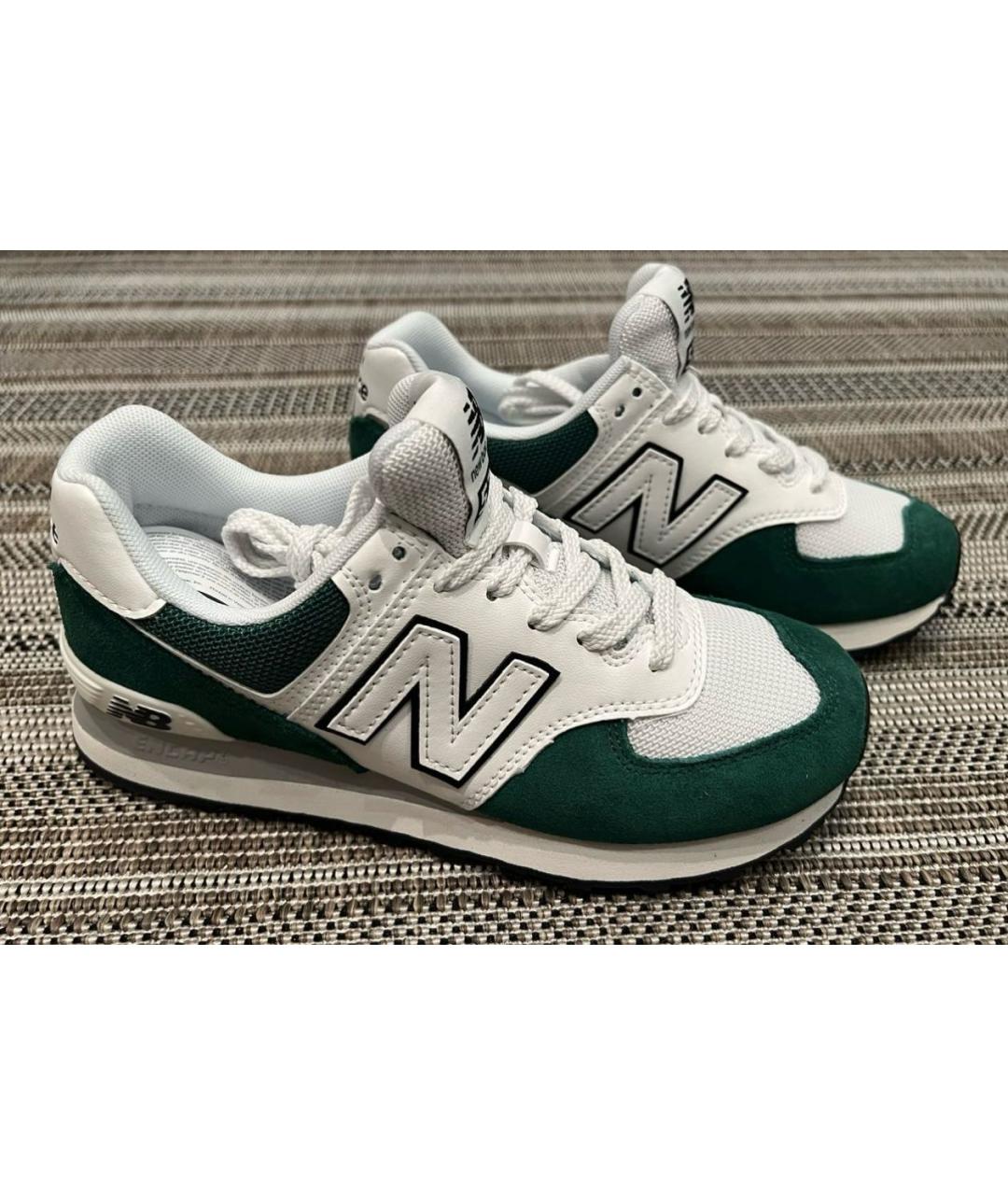 NEW BALANCE Белые неопреновые кроссовки, фото 7