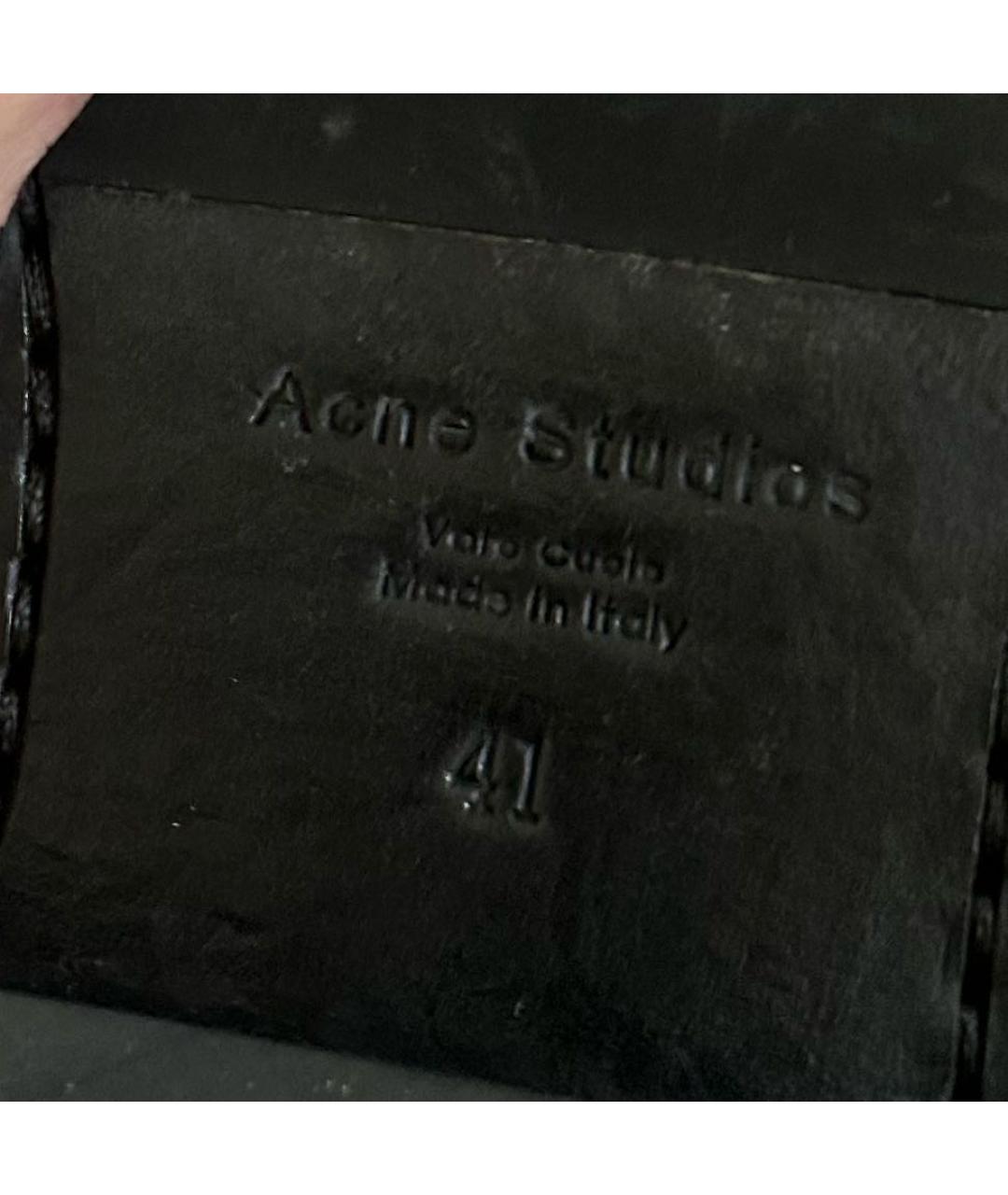 ACNE STUDIOS Темно-синие сапоги, фото 5