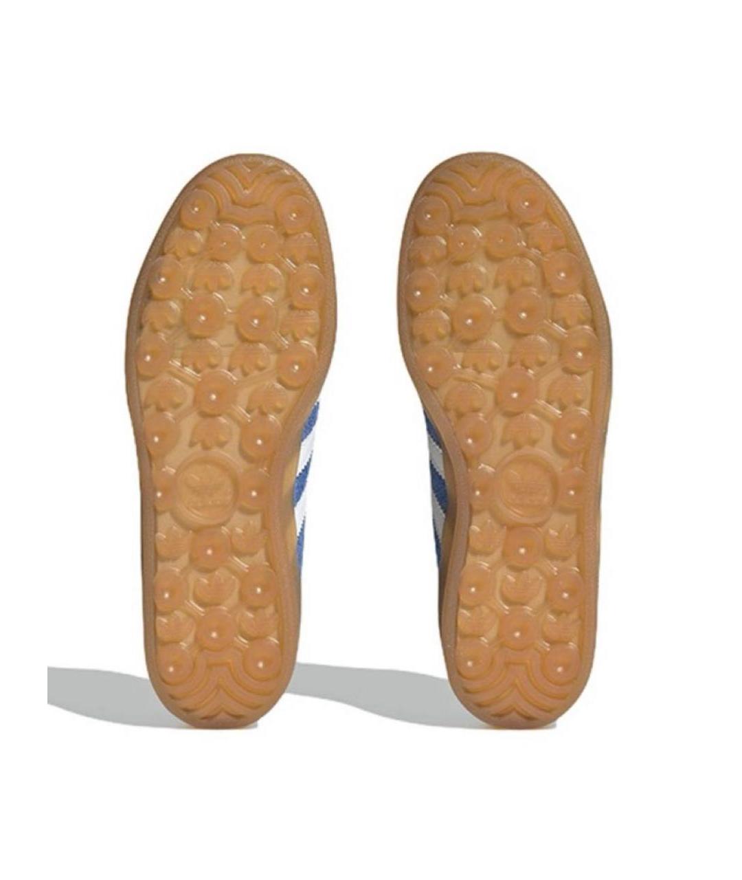 ADIDAS Синие замшевые низкие кроссовки / кеды, фото 5