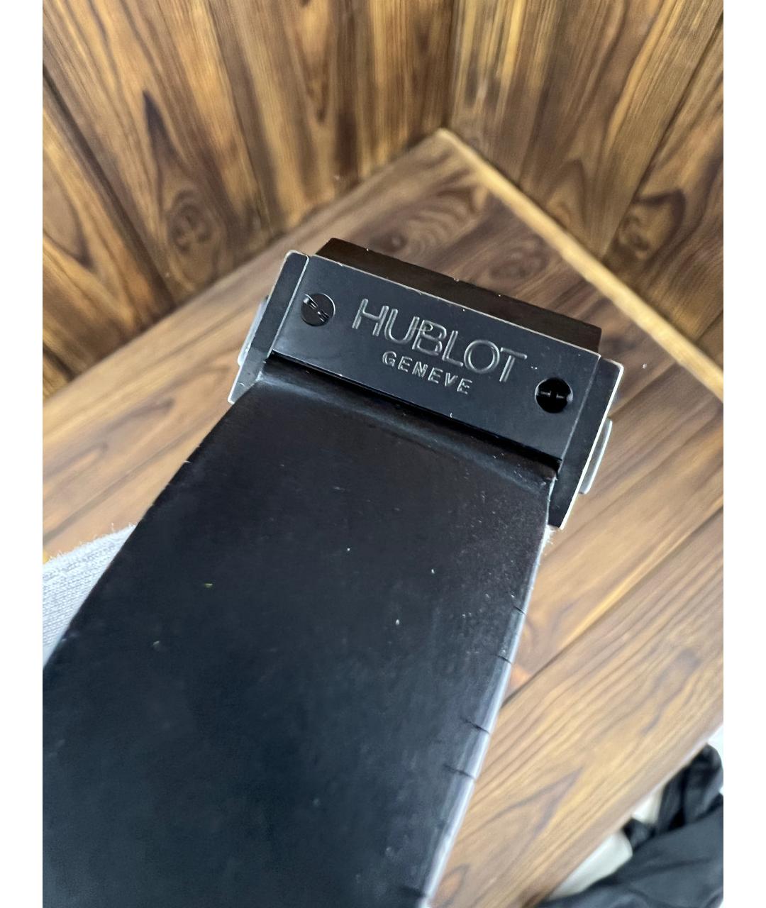 HUBLOT Черные карбоновые часы, фото 8