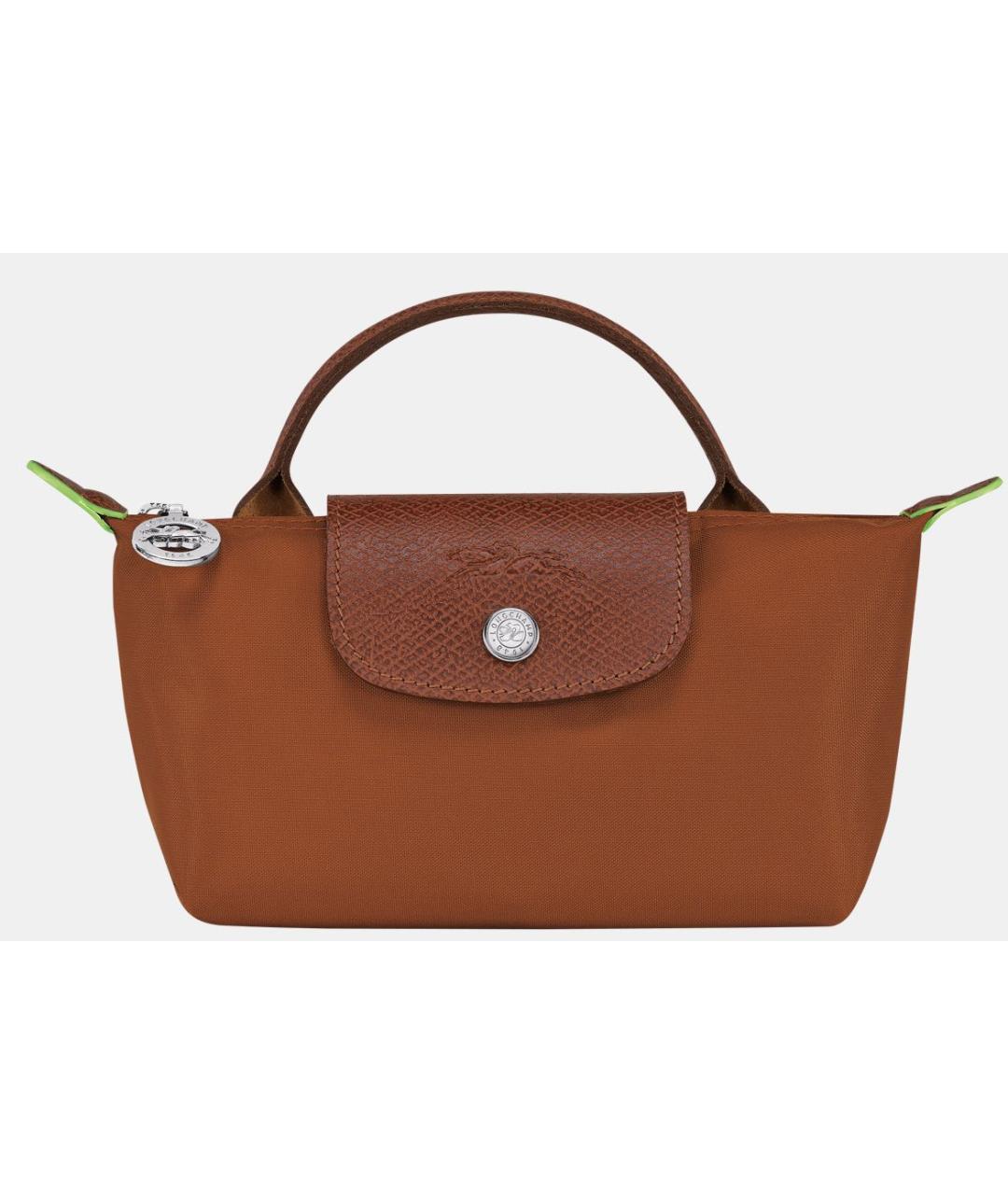 LONGCHAMP Коричневая сумка с короткими ручками, фото 4