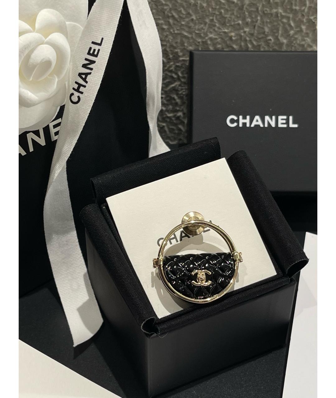CHANEL Черная булавка / брошь, фото 2