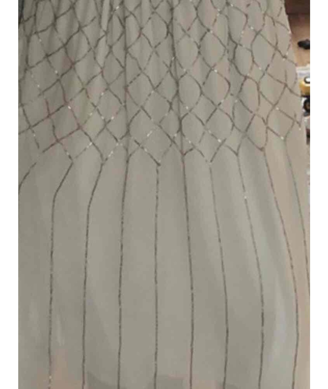NEEDLE & THREAD Белая полиэстеровая юбка миди, фото 2
