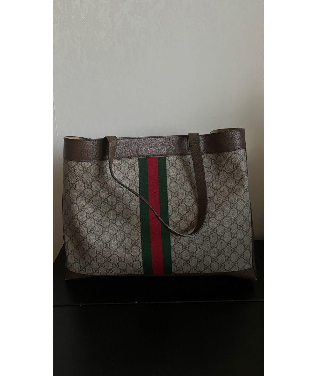 GUCCI Мульти кожаная сумка тоут, фото 3