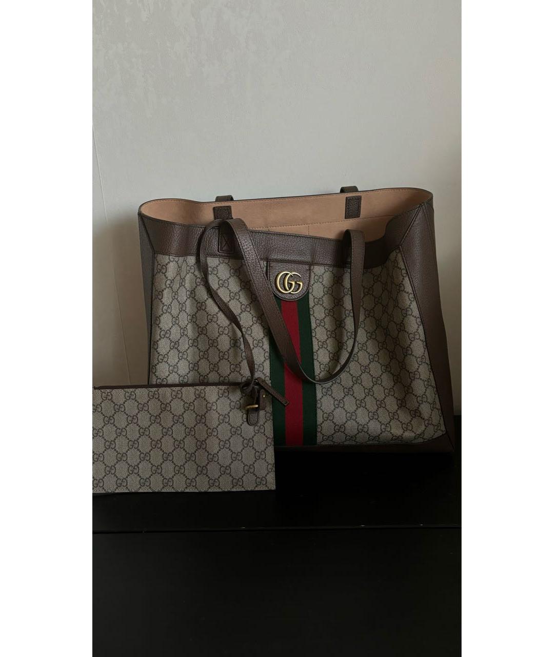 GUCCI Мульти кожаная сумка тоут, фото 9