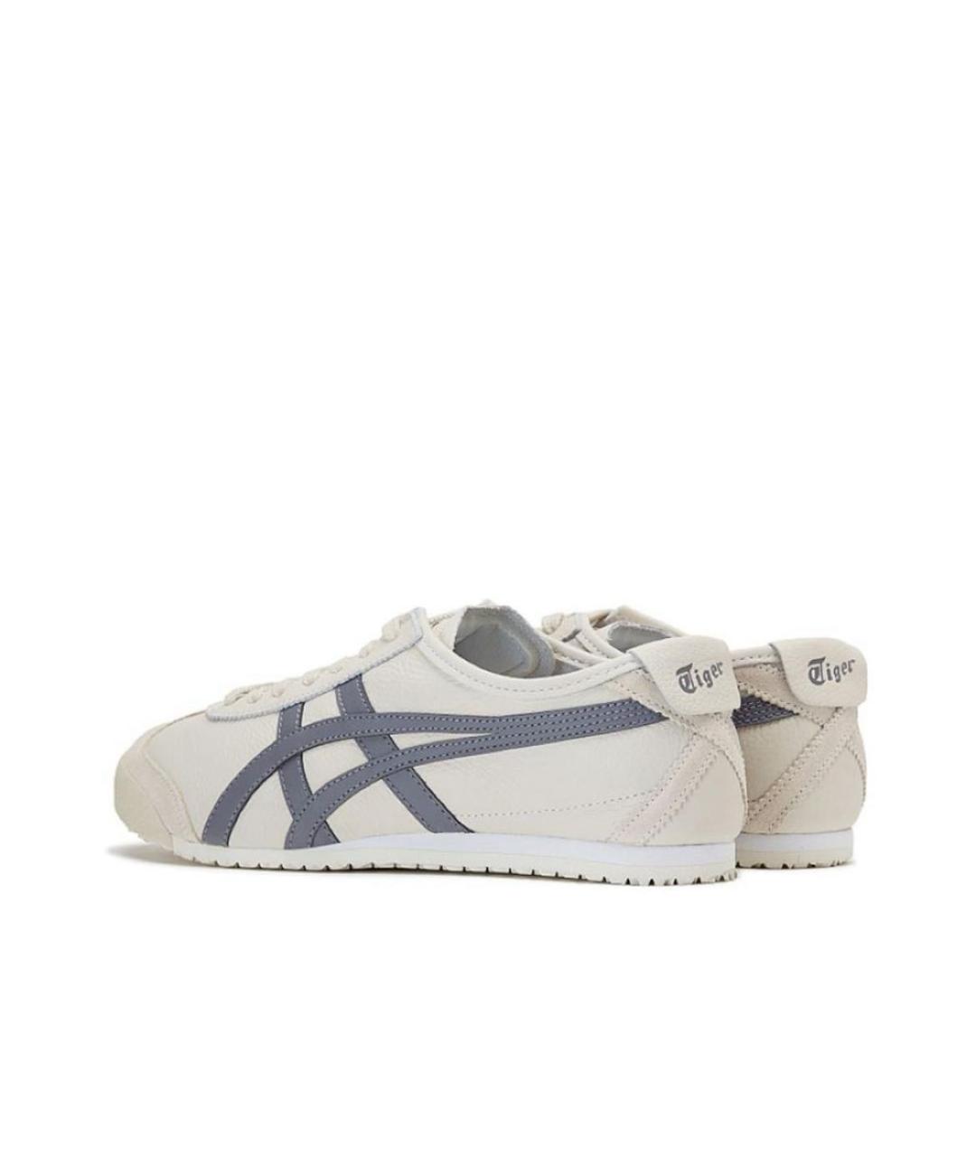 ONITSUKA TIGER Бежевые кожаные кеды, фото 4