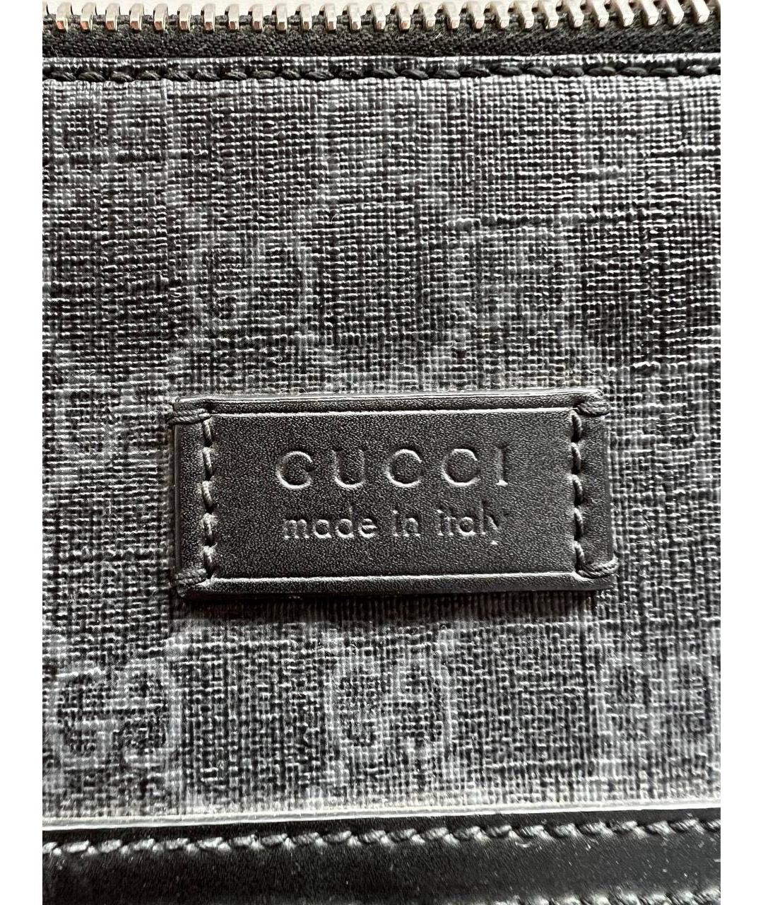 GUCCI Черная кожаная сумка на плечо, фото 4