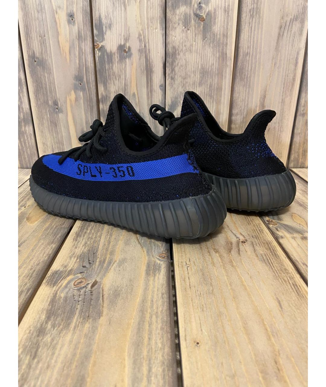 ADIDAS YEEZY Черные низкие кроссовки / кеды, фото 3