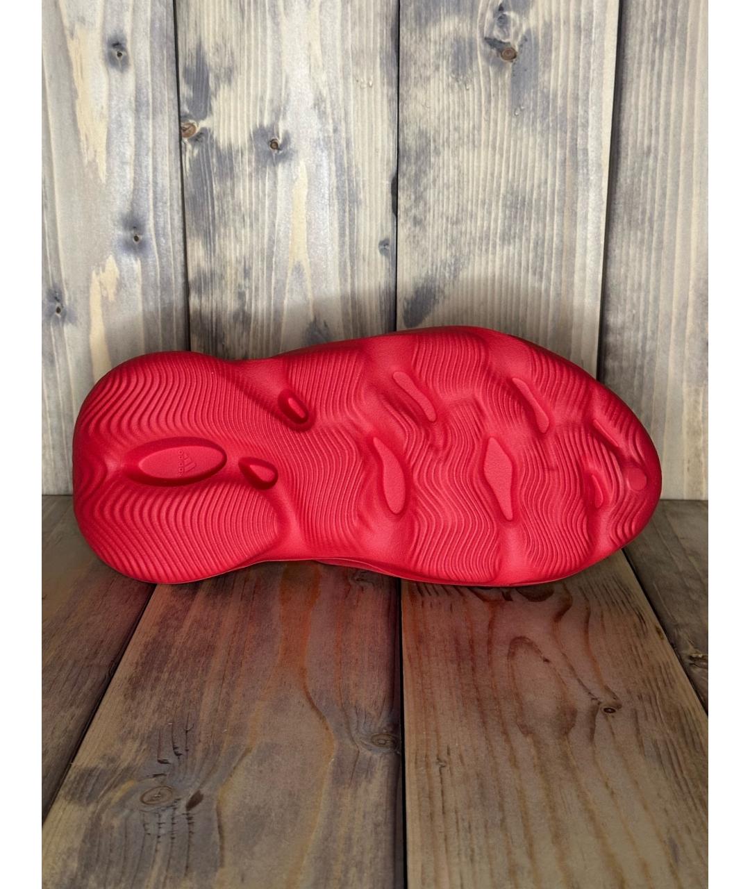 ADIDAS YEEZY Красные низкие кроссовки / кеды, фото 4