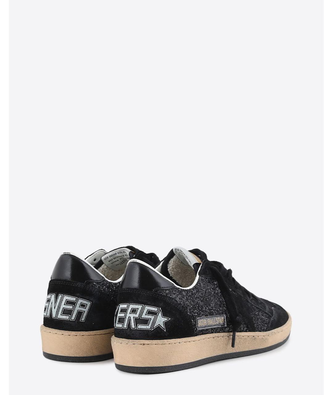 GOLDEN GOOSE DELUXE BRAND Черные замшевые кроссовки, фото 3