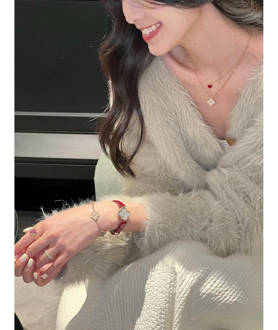 VAN CLEEF & ARPELS Красное колье из розового золота, фото 6