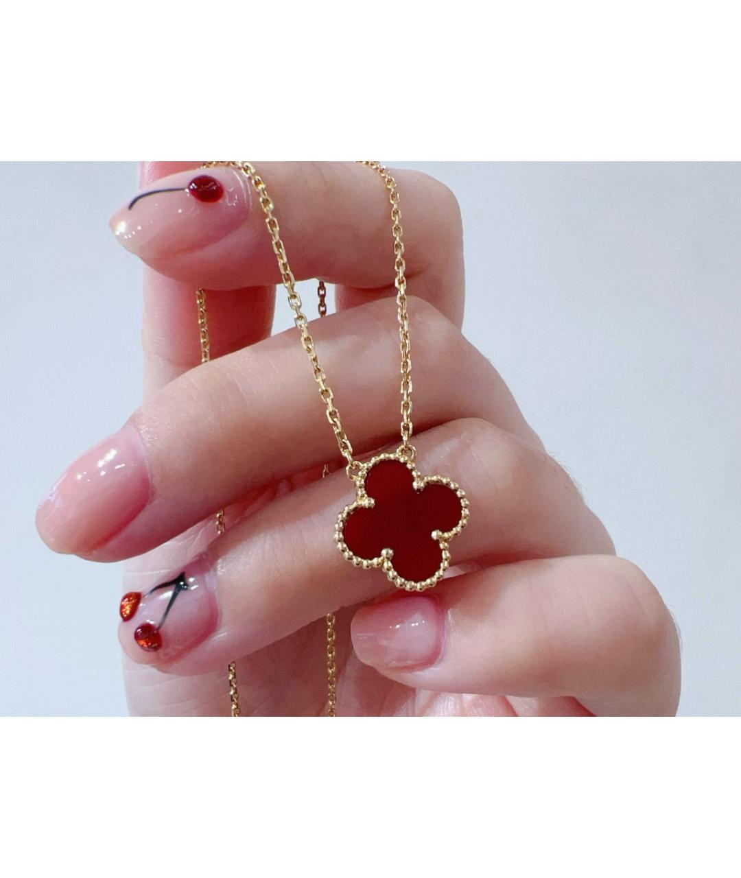 VAN CLEEF & ARPELS Красное колье из желтого золота, фото 2