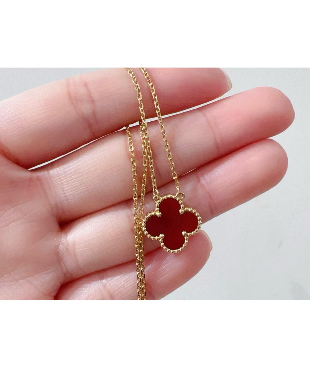 VAN CLEEF & ARPELS Красное колье из желтого золота, фото 5
