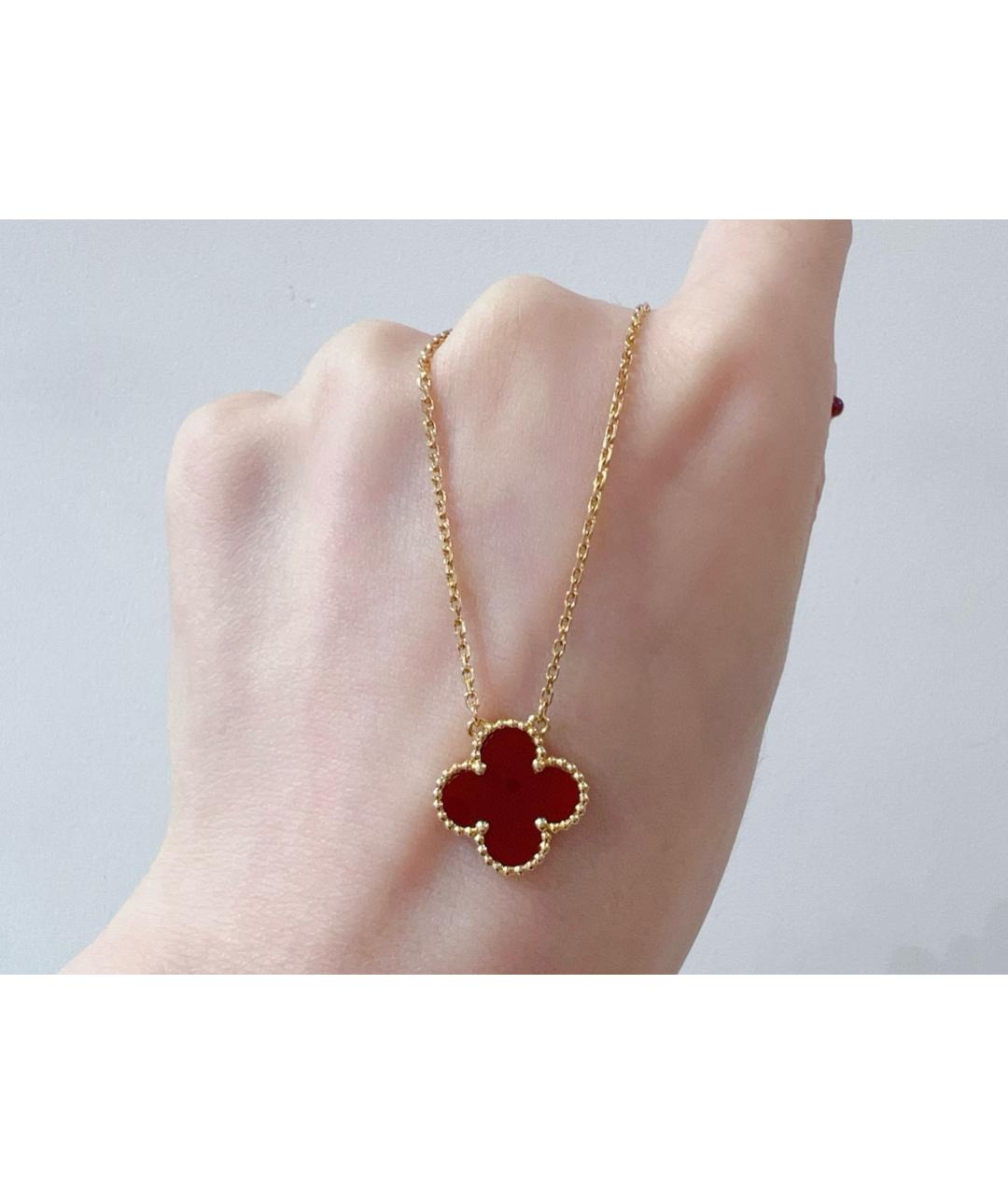 VAN CLEEF & ARPELS Красное колье из желтого золота, фото 6
