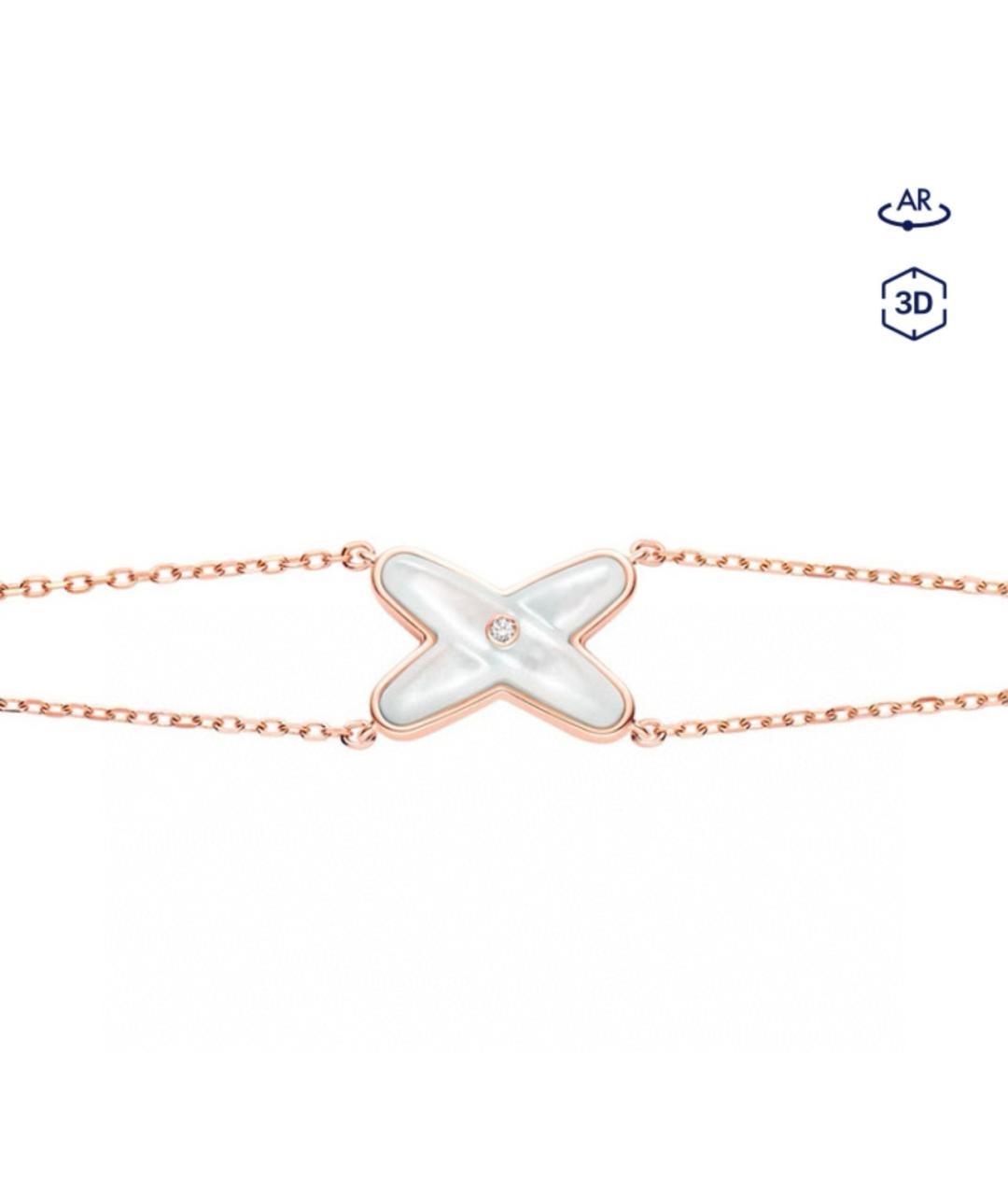 CHAUMET Белый браслет из розового золота, фото 4