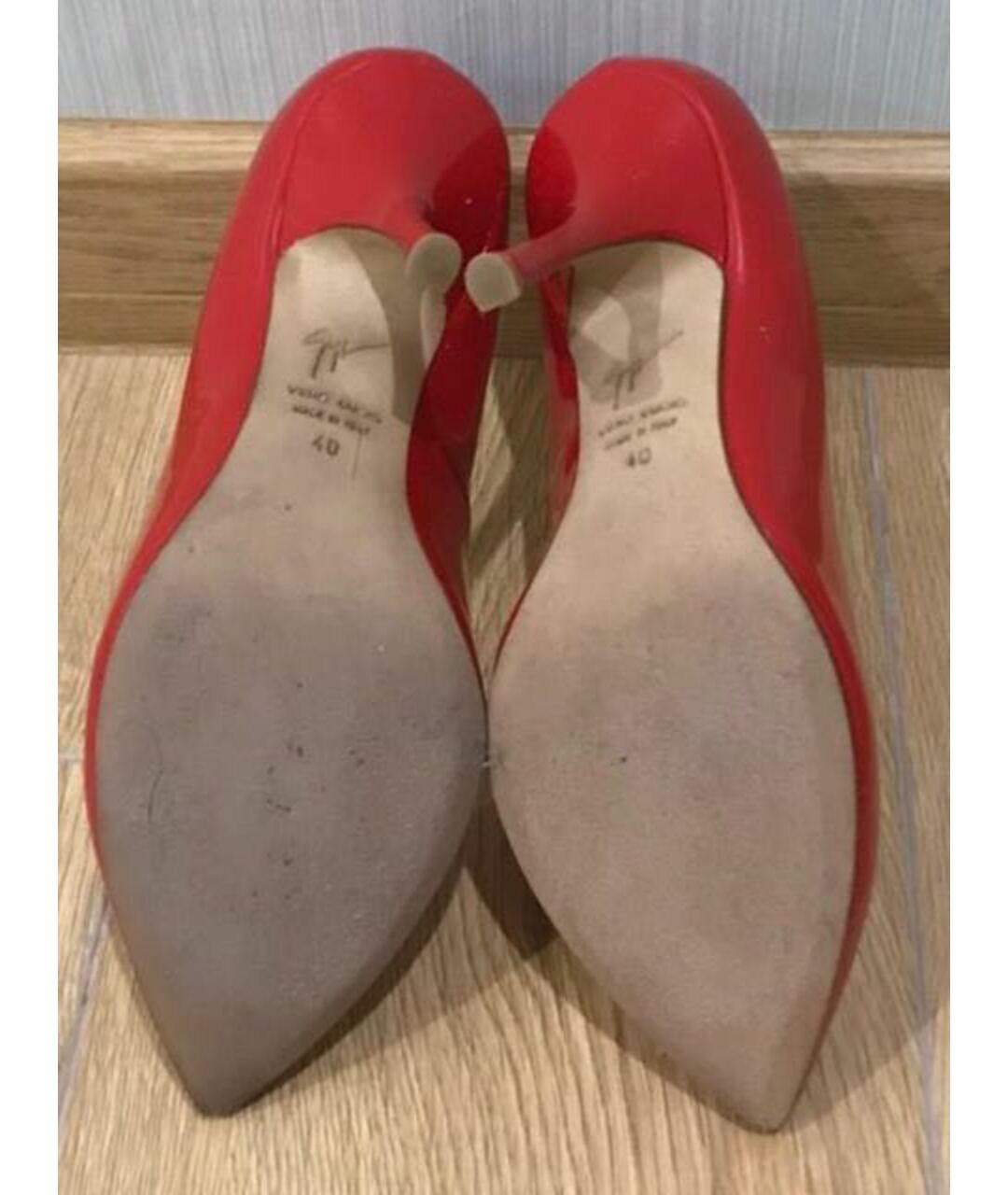 GIUSEPPE ZANOTTI DESIGN Красные туфли из лакированной кожи, фото 3