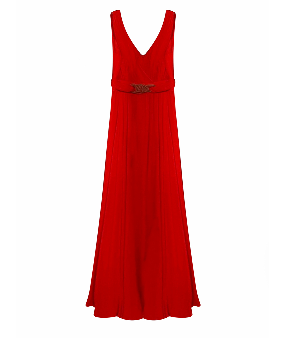 BADGLEY MISCHKA Красное шелковое вечернее платье, фото 1