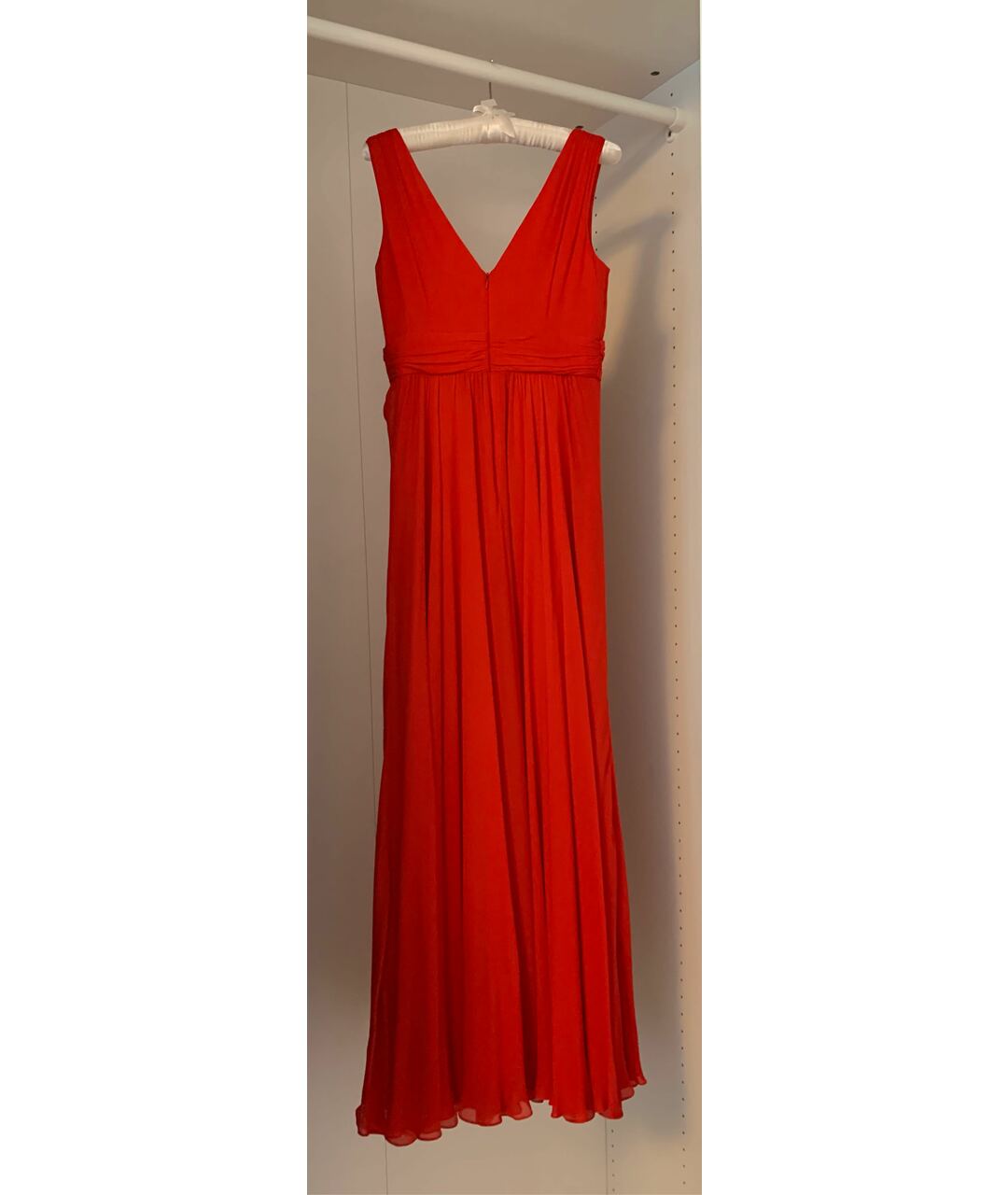 BADGLEY MISCHKA Красное шелковое вечернее платье, фото 2