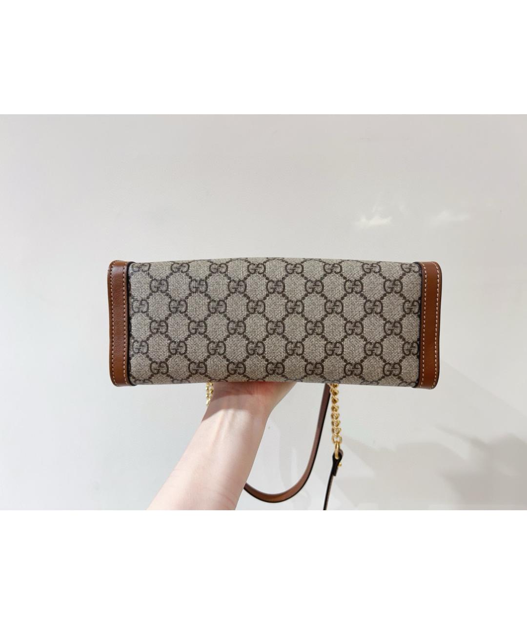 GUCCI Коричневая сумка через плечо, фото 3