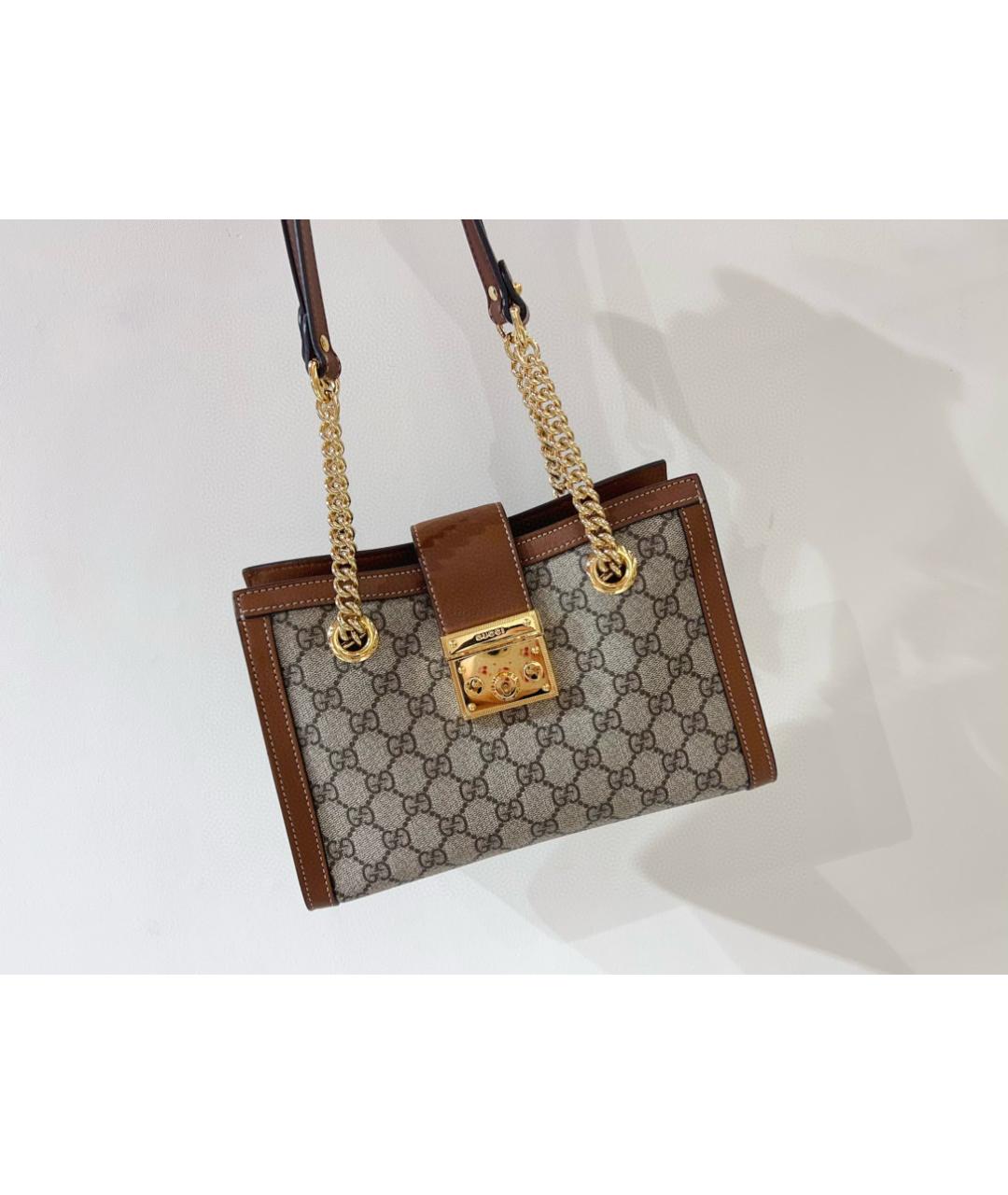 GUCCI Коричневая сумка через плечо, фото 10
