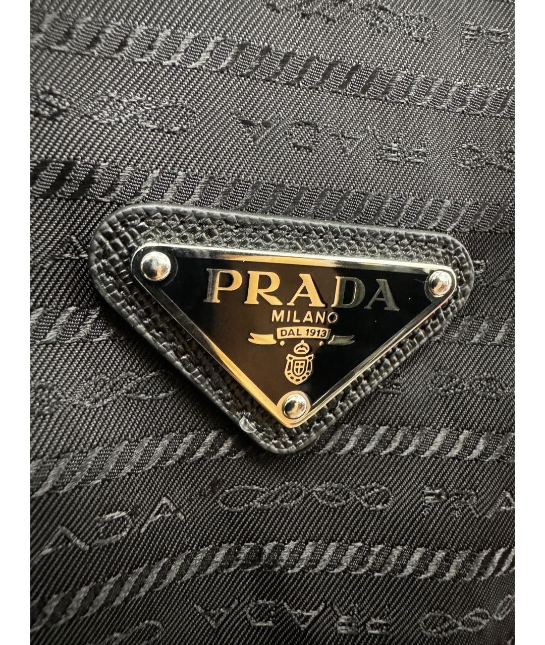 PRADA Черная полиамидовая куртка, фото 5