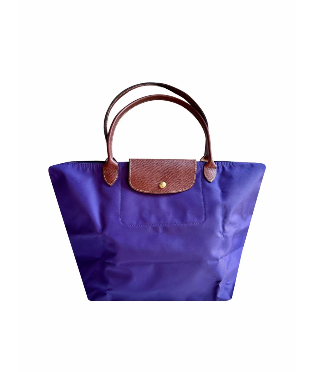 LONGCHAMP Фиолетовая синтетическая дорожная/спортивная сумка, фото 1