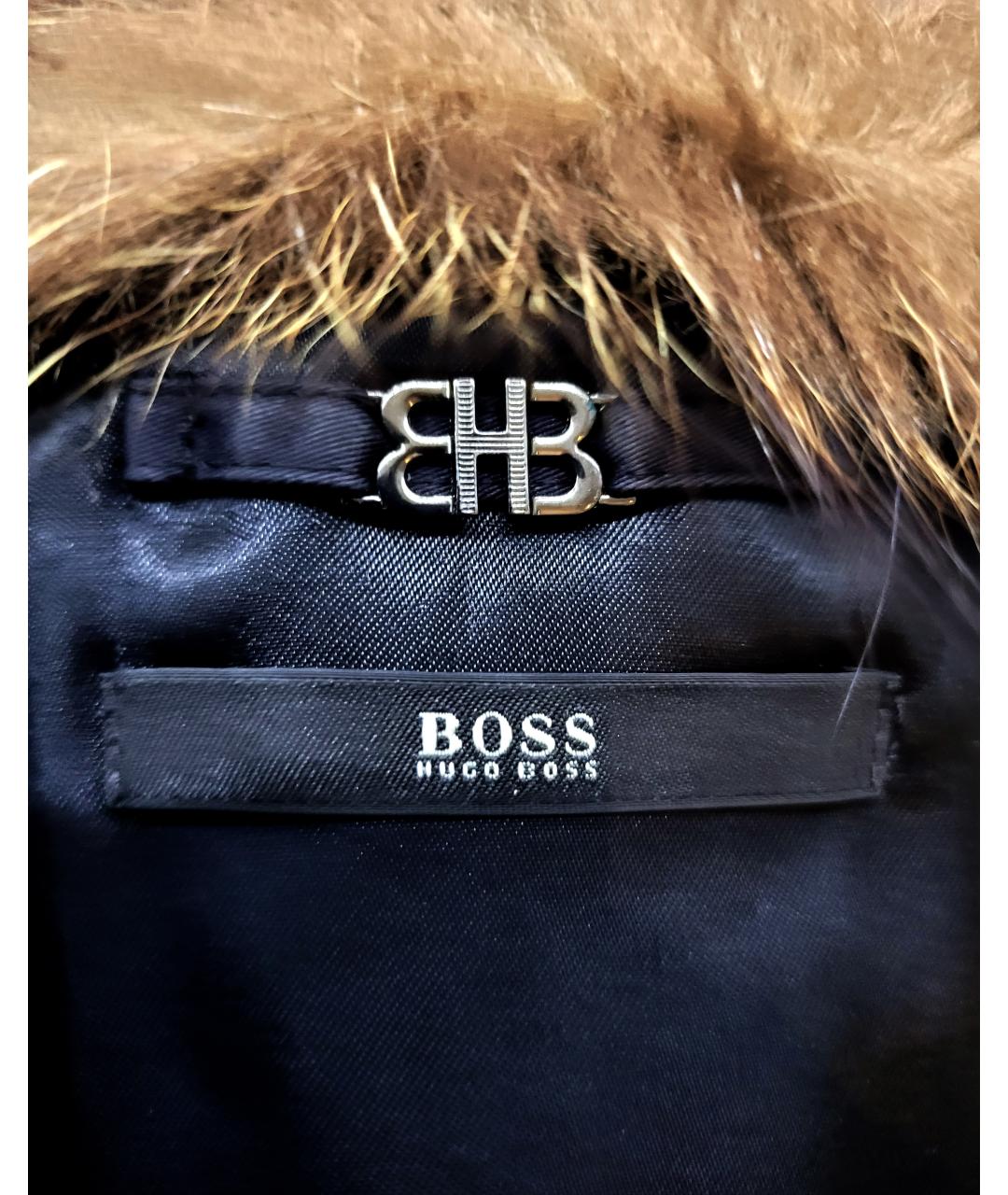 HUGO BOSS Черная полиэстеровая куртка, фото 9