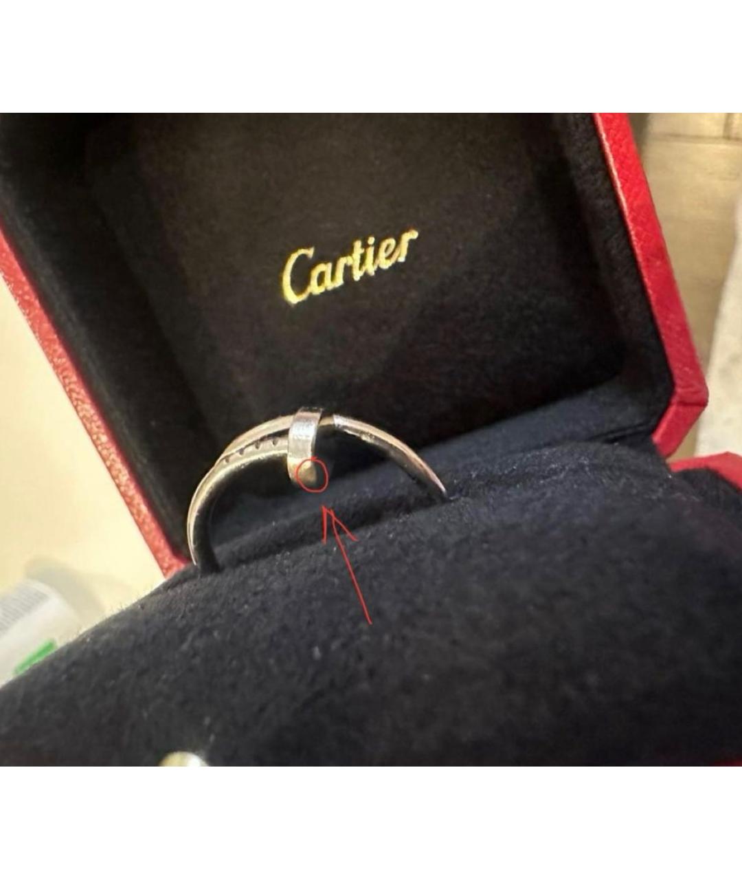 CARTIER Белое кольцо из белого золота, фото 2