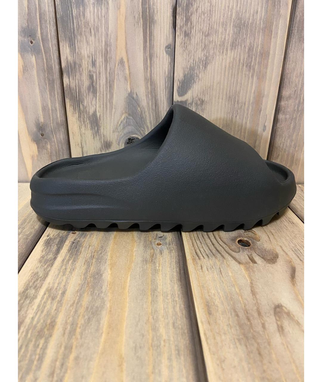 ADIDAS YEEZY Черные шлепанцы, фото 7