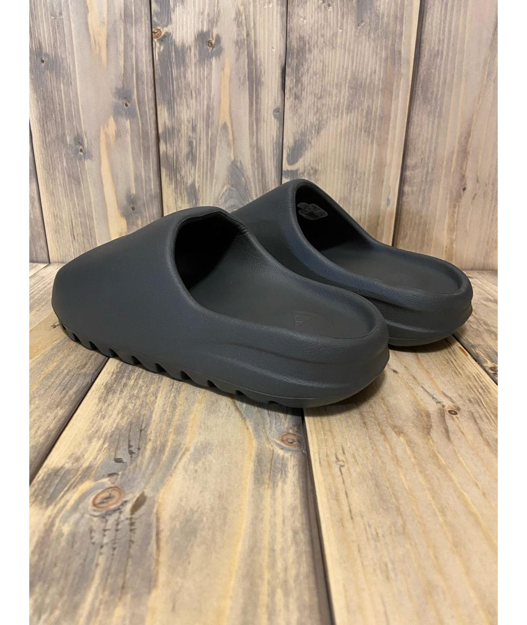 ADIDAS YEEZY Черные шлепанцы, фото 3